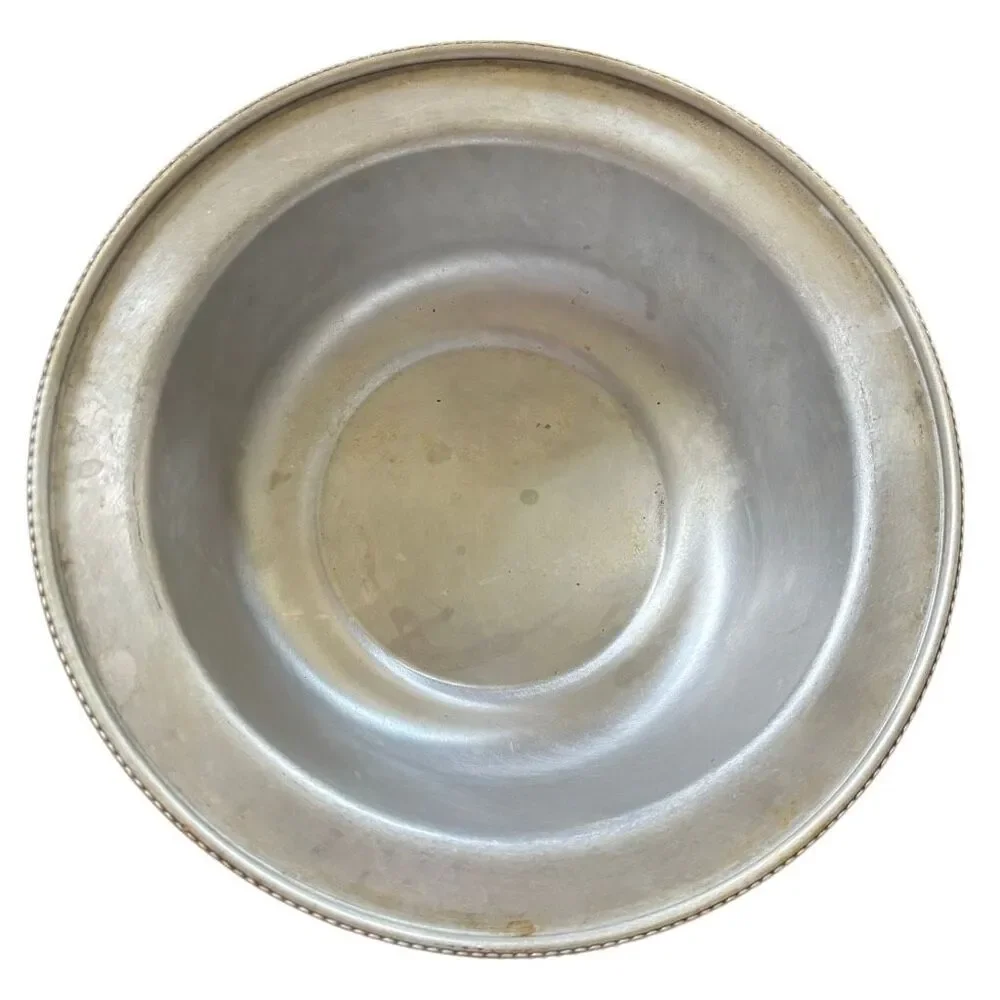 Vintage BW Buenilum Hammered Aluminum Casserole Dish Base & Lid Only No Glass